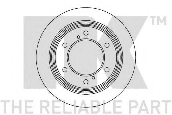 NK 202266 гальмівний диск