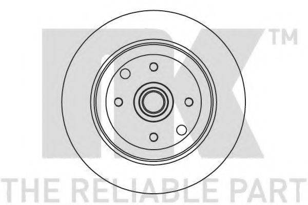 NK 203616 гальмівний диск