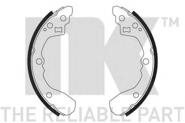 NK 2735744 Комплект гальмівних колодок