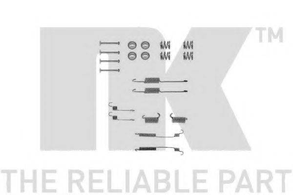 NK 7925599 Комплектуючі, гальмівна колодка