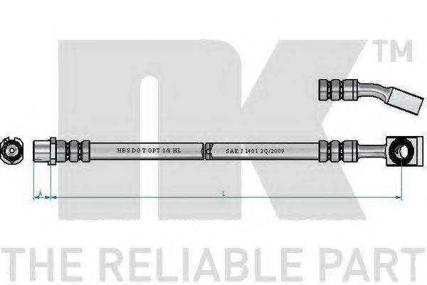 NK 853679 Гальмівний шланг