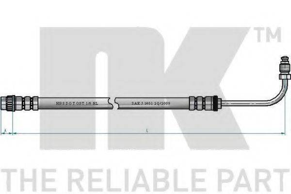 NK 853755 Гальмівний шланг