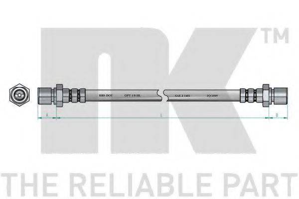 NK 855005 Гальмівний шланг