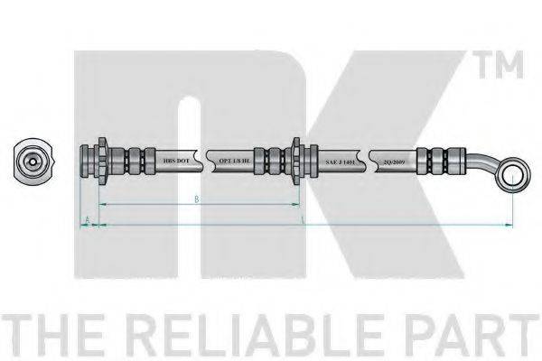 NK 852236 Гальмівний шланг