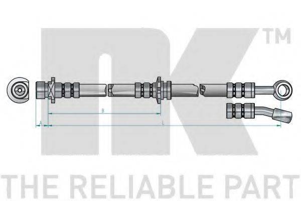 NK 852638 Гальмівний шланг