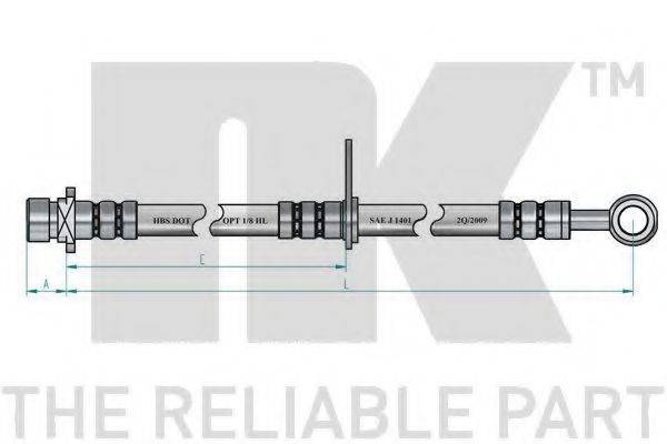 NK 852676 Гальмівний шланг
