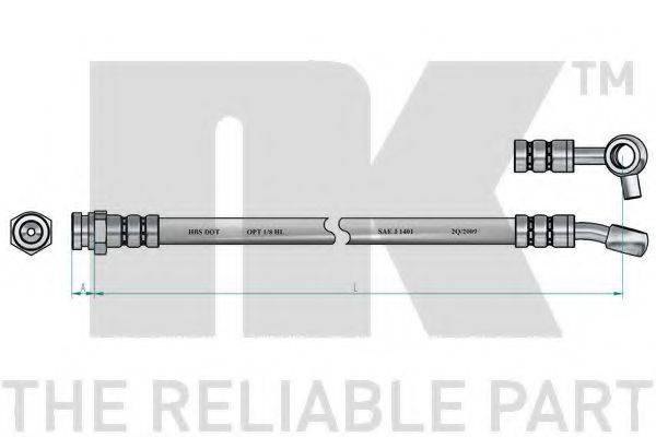 NK 853251 Гальмівний шланг