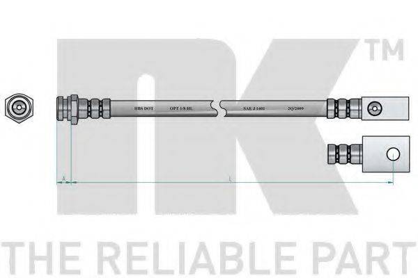 NK 853256 Гальмівний шланг