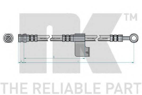NK 853411 Гальмівний шланг