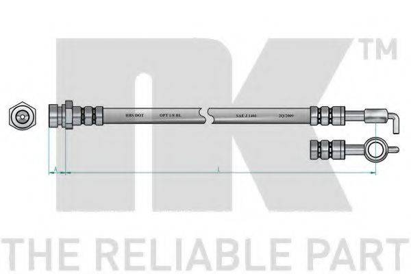 NK 853503 Гальмівний шланг