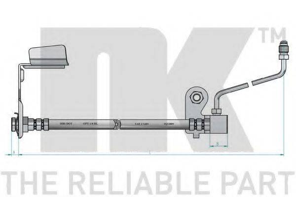 NK 859311 Гальмівний шланг