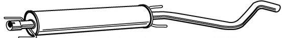 WALKER 23195 Середній глушник вихлопних газів