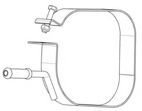 WALKER 80594 Кронштейн, система випуску ОГ