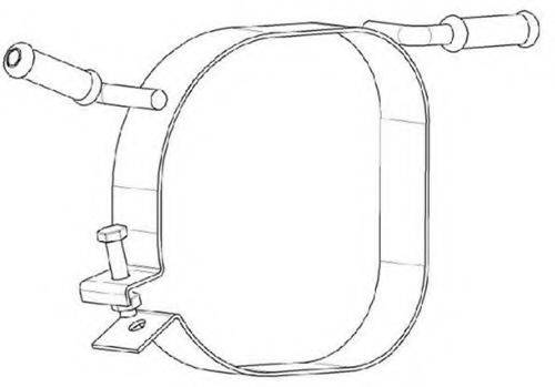 WALKER 80595 Кронштейн, система випуску ОГ