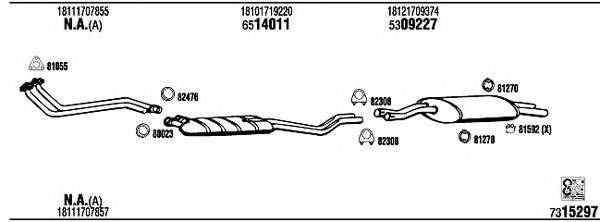 WALKER BW32519B Система випуску ОГ