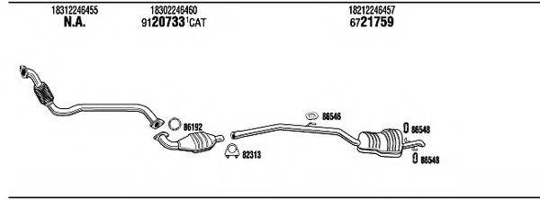 WALKER BW32546A Система випуску ОГ