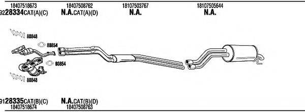 WALKER BWH14924A Система випуску ОГ