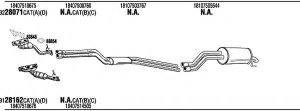 WALKER BWH14925B Система випуску ОГ