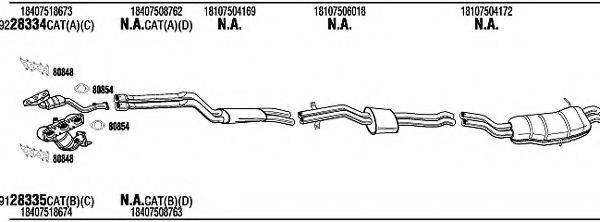 WALKER BWH15457A Система випуску ОГ