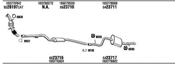 WALKER BWH18761AC Система випуску ОГ