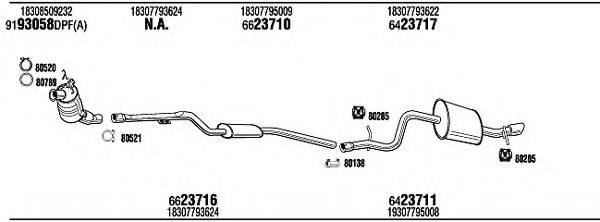 WALKER BWH18761BB Система випуску ОГ