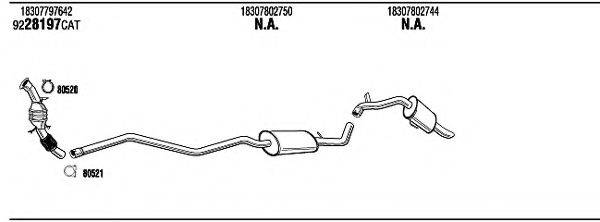 WALKER BWH22956A Система випуску ОГ