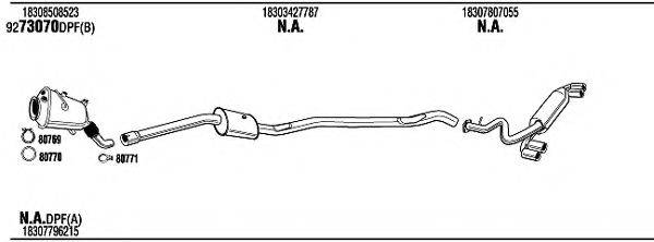 WALKER BWH31007B Система випуску ОГ