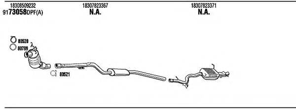 WALKER BWH32116BB Система випуску ОГ