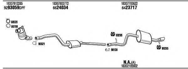 WALKER BWH33386A Система випуску ОГ