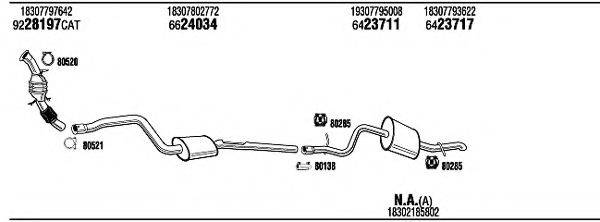 WALKER BWH33389A Система випуску ОГ