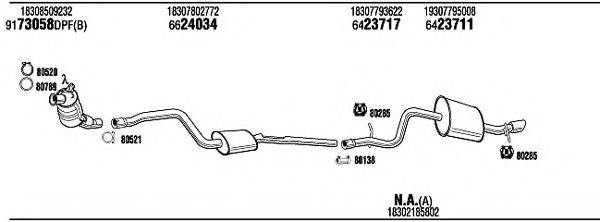 WALKER BWH33389BB Система випуску ОГ