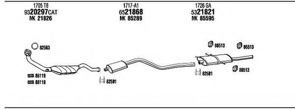 WALKER CI16031B Система випуску ОГ