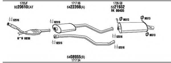 WALKER CI16059 Система випуску ОГ