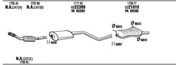 WALKER CI16063 Система випуску ОГ