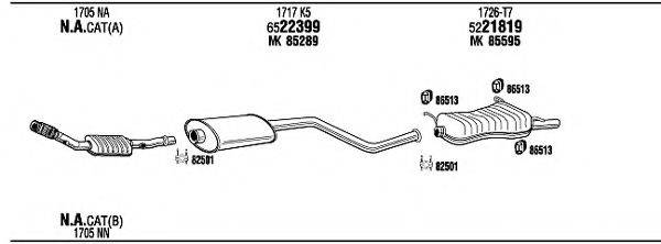 WALKER CI16065 Система випуску ОГ