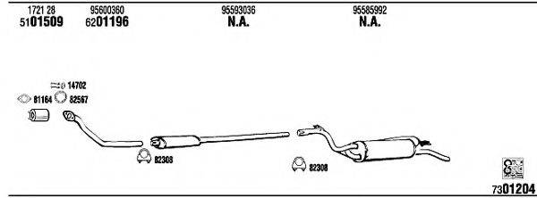 WALKER CI50009 Система випуску ОГ