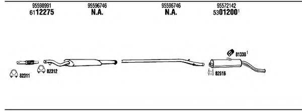 WALKER CI50167 Система випуску ОГ