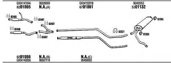 WALKER CI60007 Система випуску ОГ