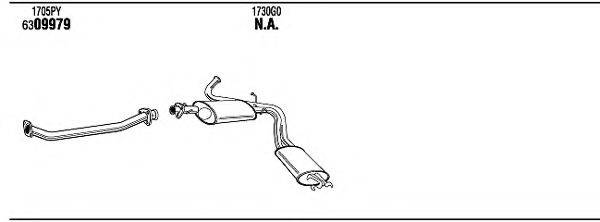 WALKER CIH16762BB Система випуску ОГ