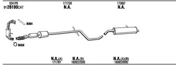 WALKER CIK28199 Система випуску ОГ