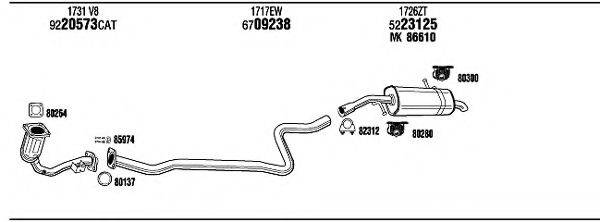 WALKER CIP16330B Система випуску ОГ