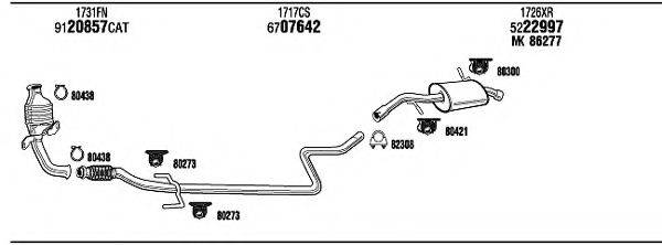 WALKER CIP17333CA Система випуску ОГ