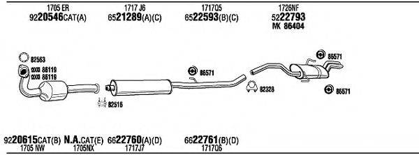 WALKER CIT15090B Система випуску ОГ