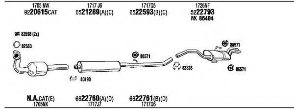 WALKER CIT15096A Система випуску ОГ