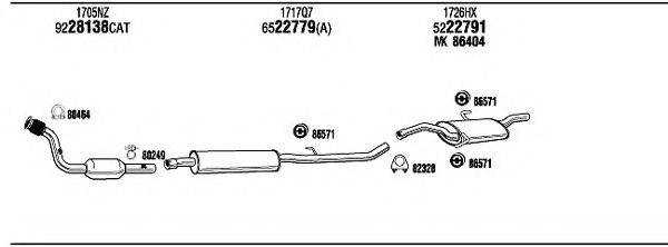 WALKER CIT15098A Система випуску ОГ