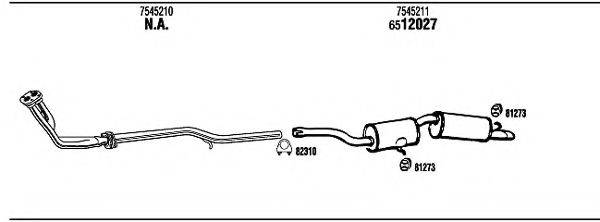 WALKER FI61127A Система випуску ОГ