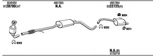 WALKER FIH17640B Система випуску ОГ