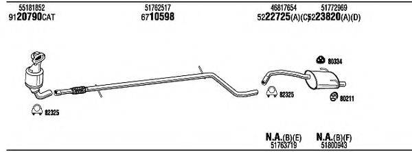 WALKER FIH27952C Система випуску ОГ