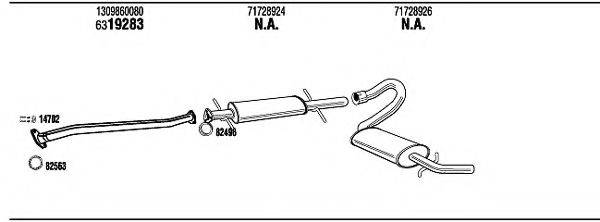 WALKER FIT16159A Система випуску ОГ