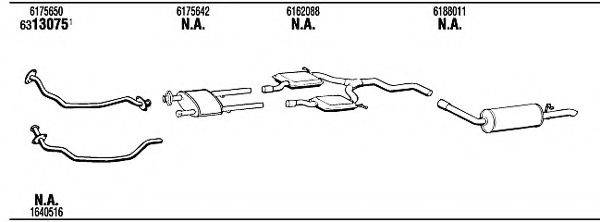 WALKER FO60376A Система випуску ОГ